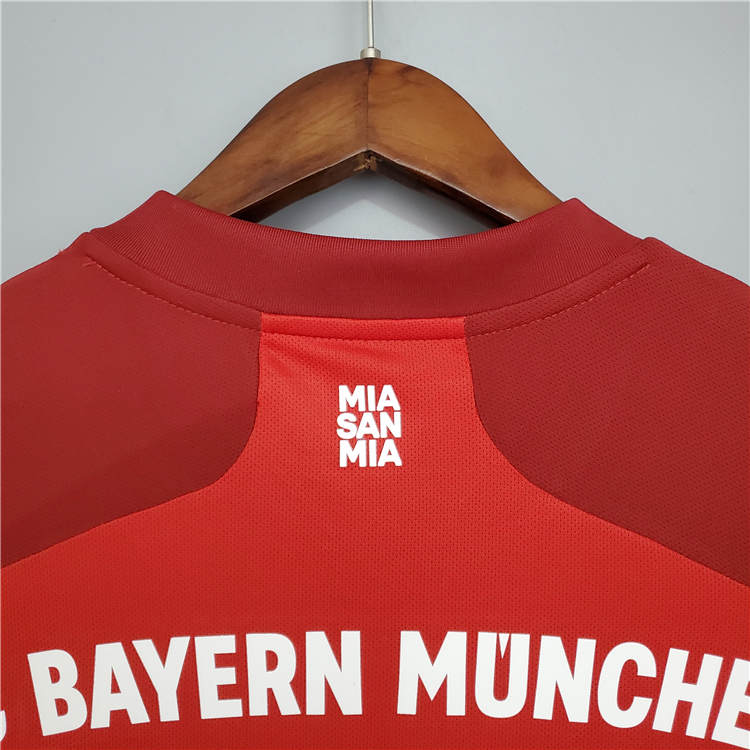 Bayern Munich 21-22 Home Red Soccer Jersey Football Shirt - Click Image to Close